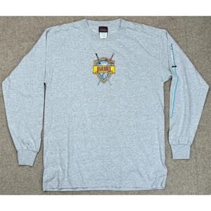 Highlander Macleod 1996 Vintage Made In USA Long‎ Sleeve T-Shirt Size Large